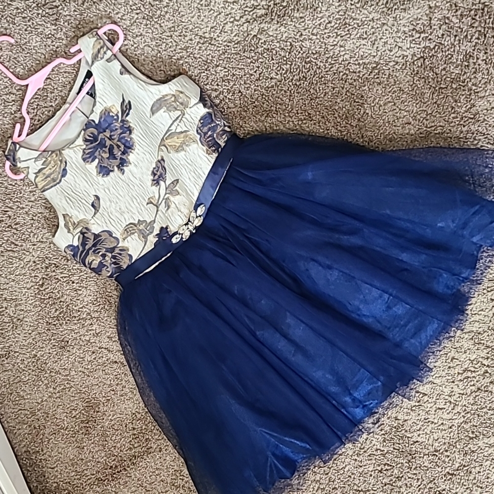 Girls floral fomal dress
